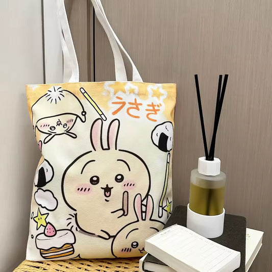 Large Chiikawa Canvas Tote Bag