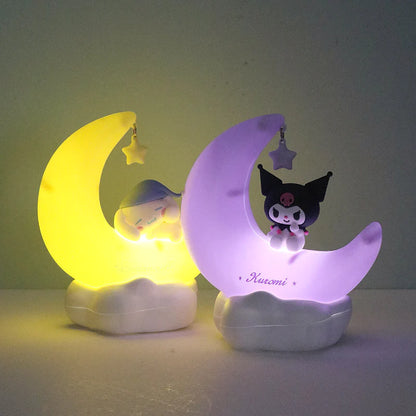 Sanrio Moon Shaped Night Lamp/ Desk Light