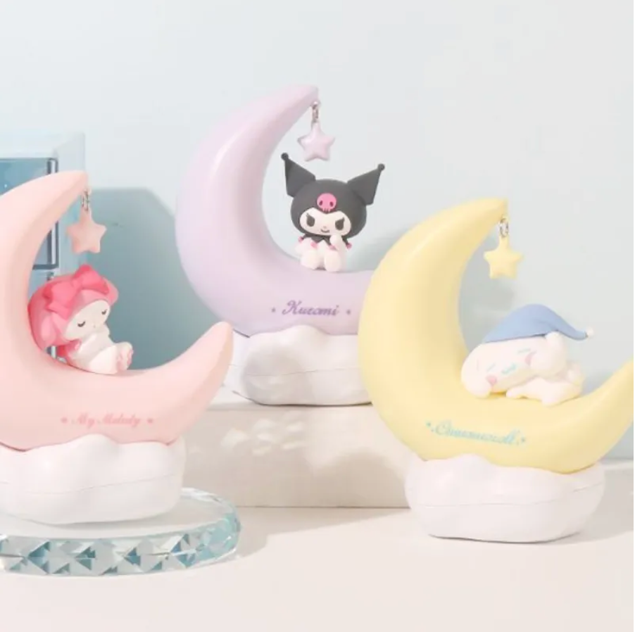 Sanrio Moon Shaped Night Lamp/ Desk Light