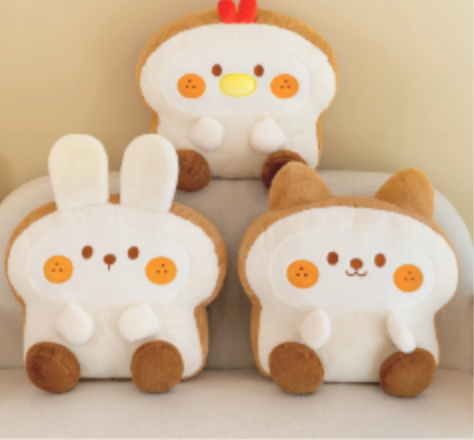 Rabbit Biscuit/ Toast Plush