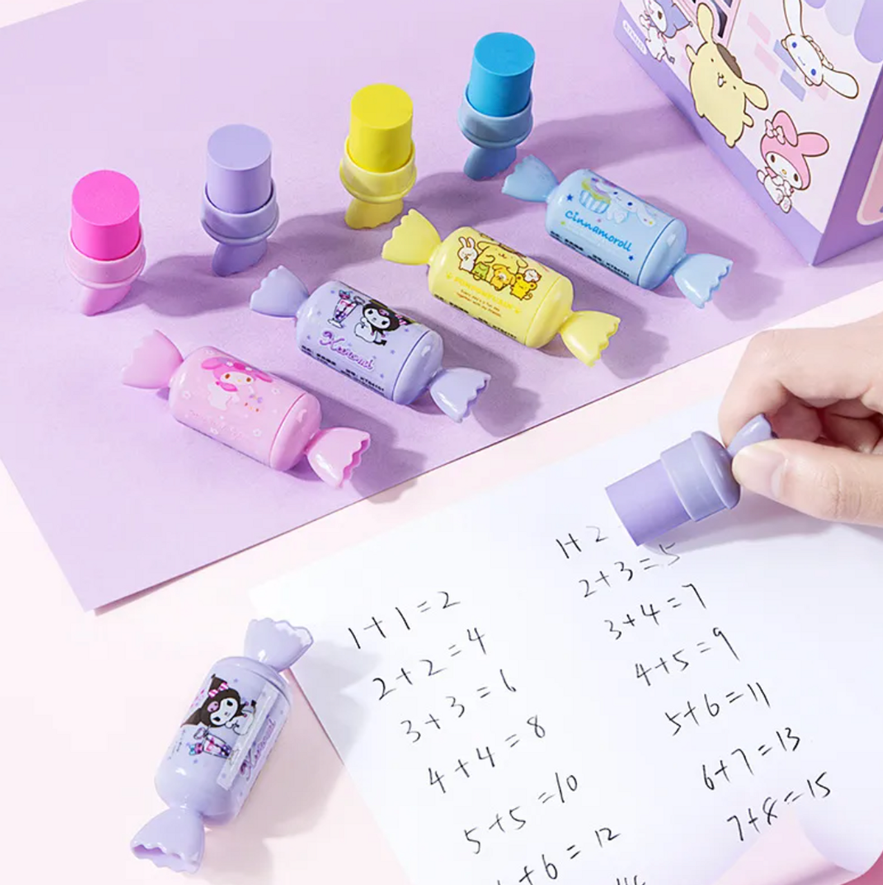 Sanrio Character Candy Eraser