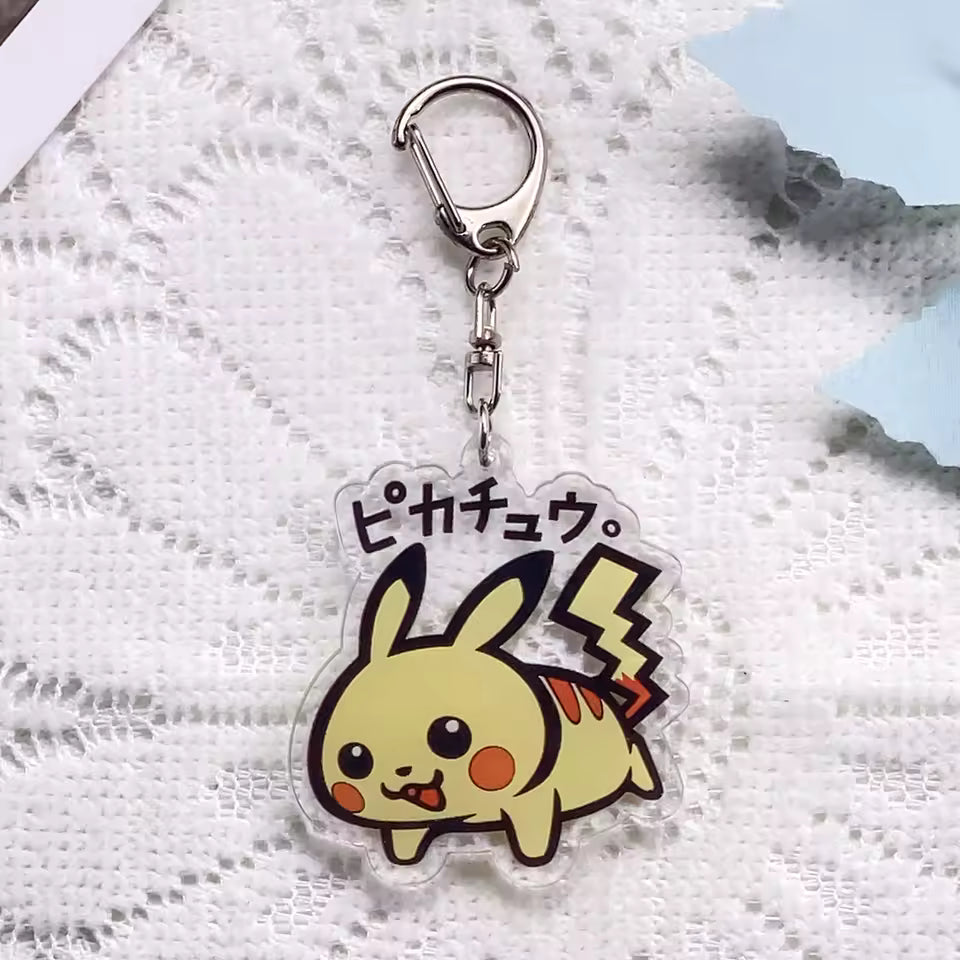 Pokemon Acrylic Keychain