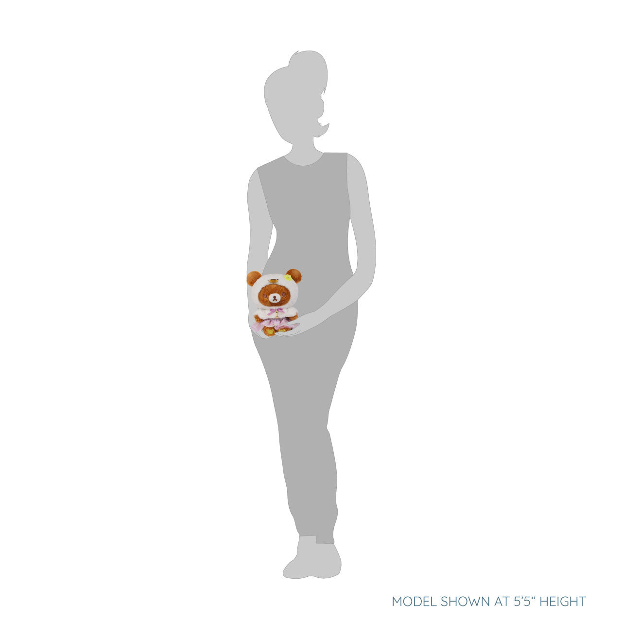 San-X - Chairoikoguma Original Swan Series Small Plush