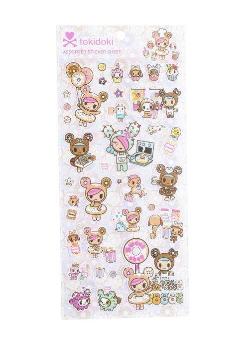 Tokkidoki Sticker Set - Pink Donutel