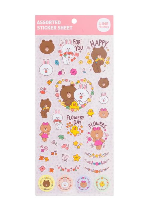 Line BF Flowery Day/ Day In The Park Sticker Set