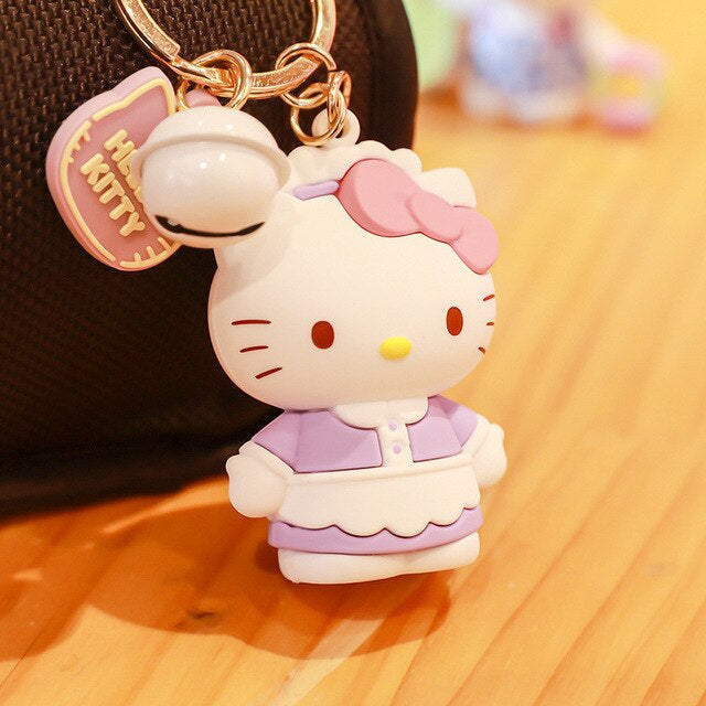 Kawaii Hello Kitty Girl Keychain