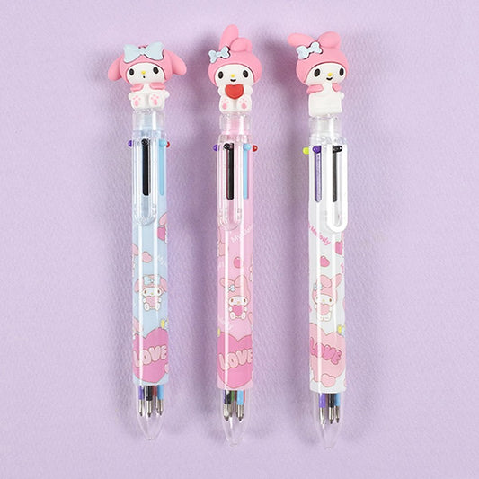 My Melody 6 Color Ballpen 0.7mm