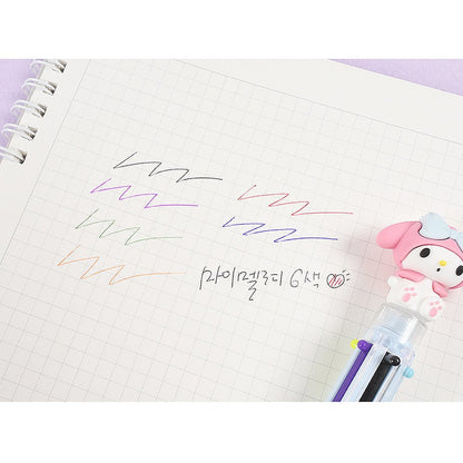 My Melody 6 Color Ballpen 0.7mm