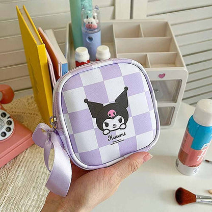 Sanrio Small Square Pouch With Cute Knot