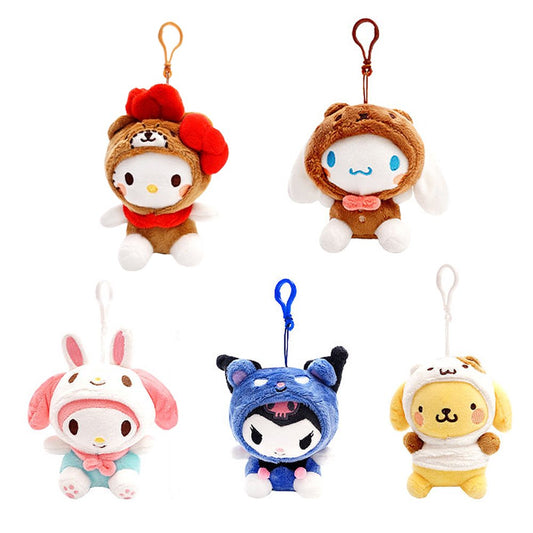 Sanrio Costume Backpack Plush Keychain