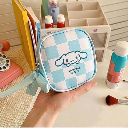 Sanrio Small Square Pouch With Cute Knot