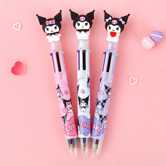 Kuromi Figure 6 Colors Ballpoint Pen