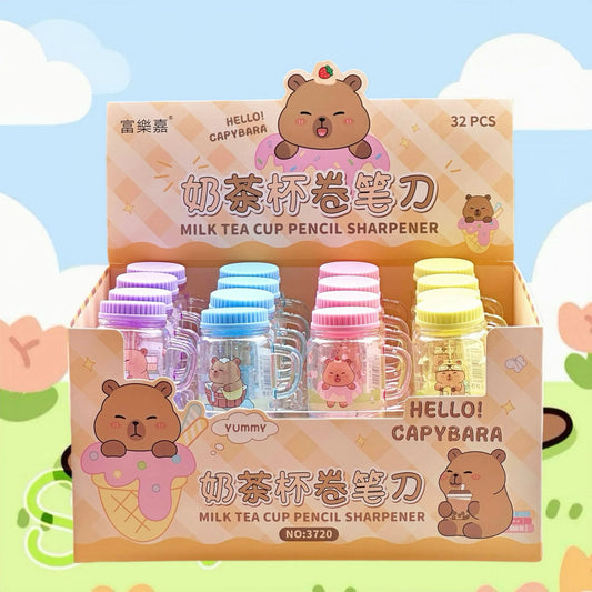 Capybara Pencil Sharpener as a Water Bottle