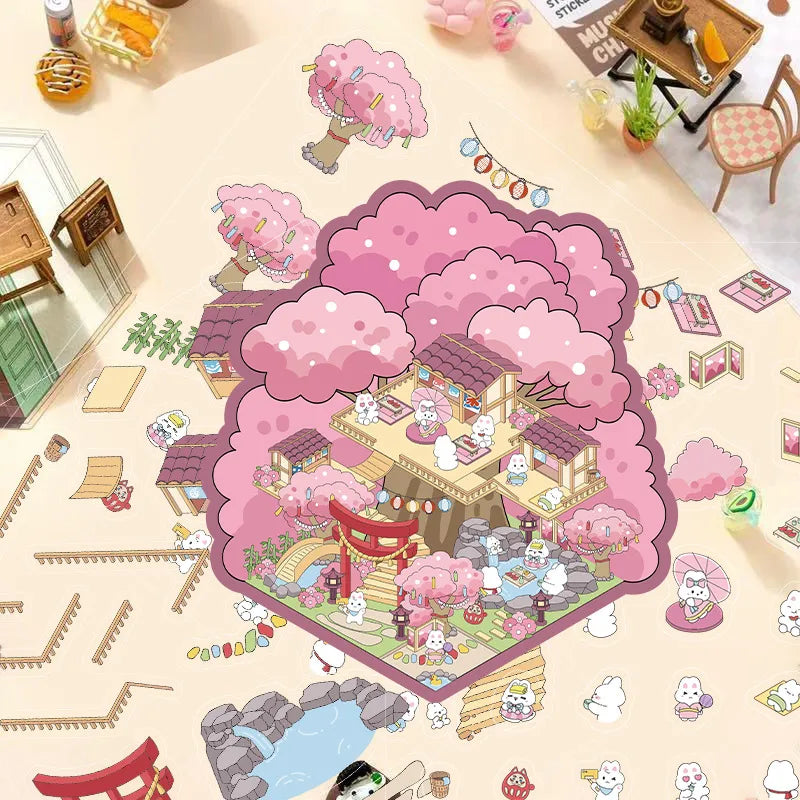 Miniature Scenes Stickers