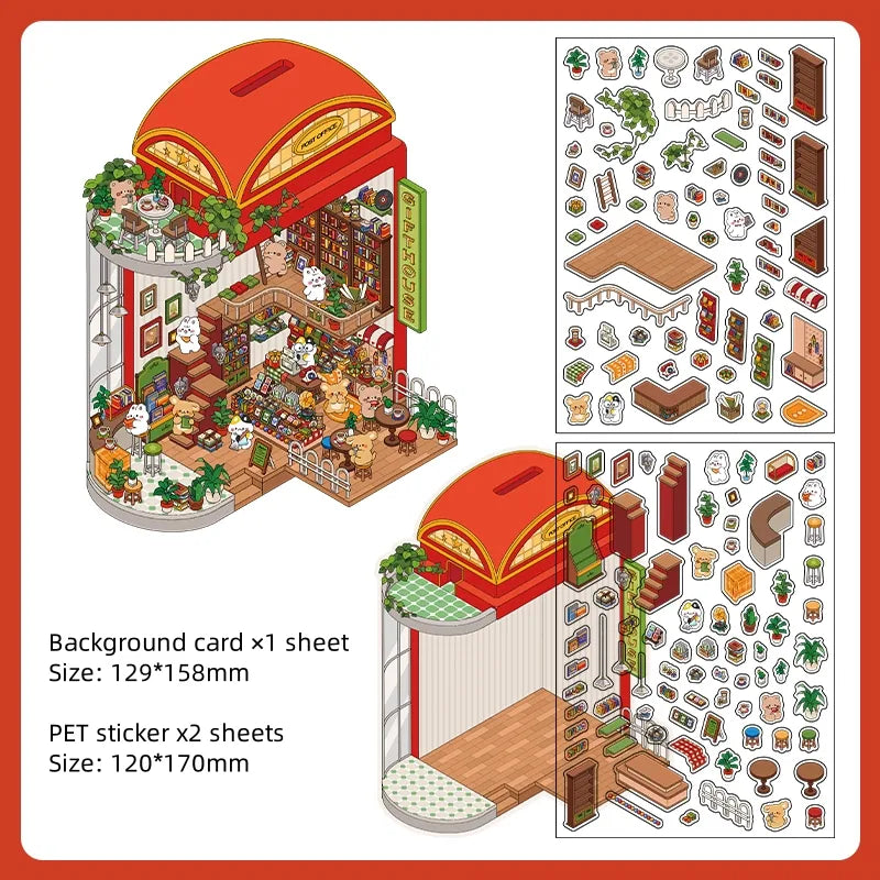 Deco Scene Stickers Set