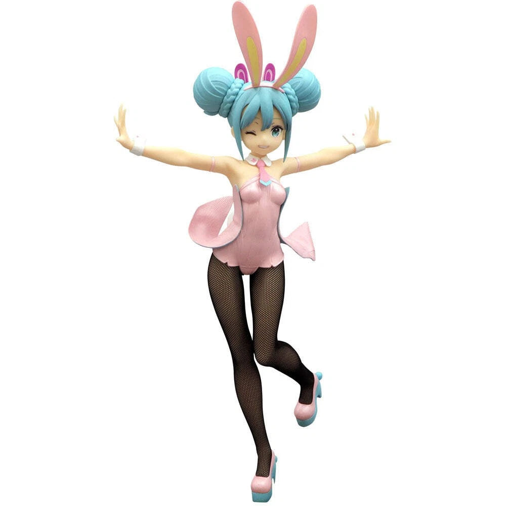 Furyu JP Hatsune Miku Bicute Bunnies Wink Pearl Pink Ver. Figure
