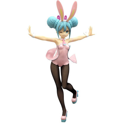 Furyu JP Hatsune Miku Bicute Bunnies Wink Pearl Pink Ver. Figure