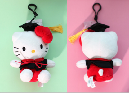 Sanrio Graduation Plushie Keychain