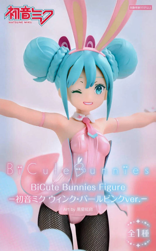 Furyu JP Hatsune Miku Bicute Bunnies Wink Pearl Pink Ver. Figure