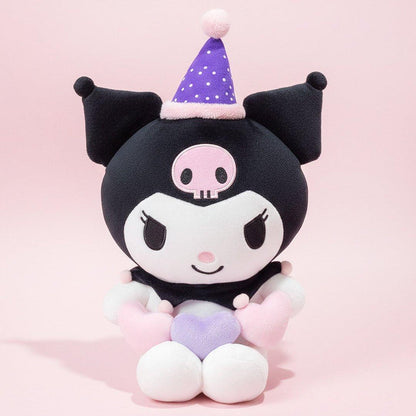 Sanrio Triple Heart With Crown Medium 14" Plush