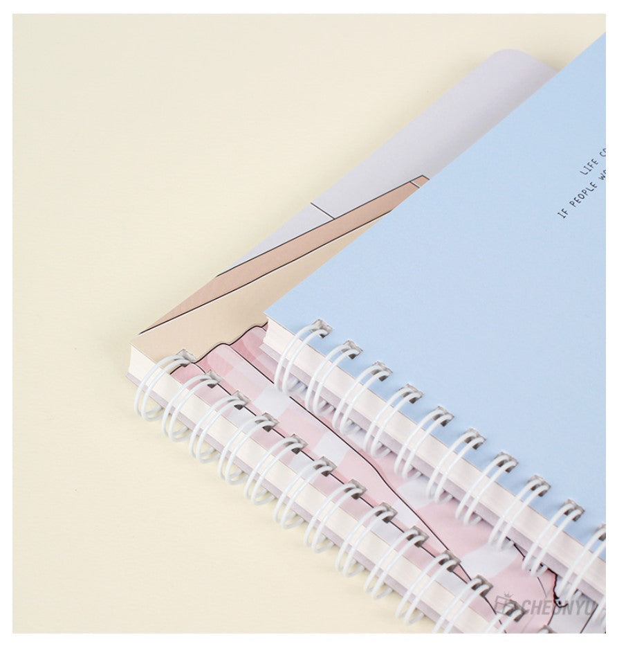 Ssueim&Cclim - Lying Doggie Soft Notebook A5