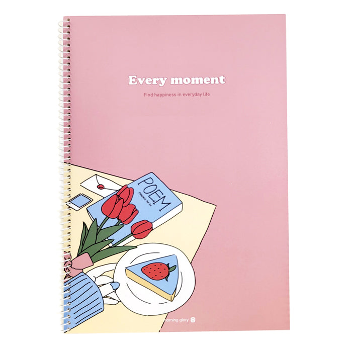 Thin Every Moment Notebook (Ruled)