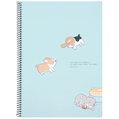 Sleeping Dog Spiral Notebook