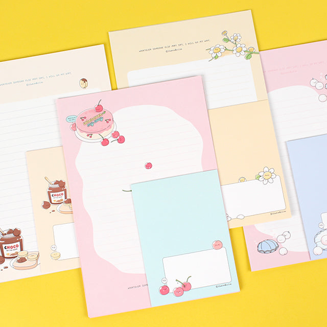 Ssueim&Cclim - Mongalmongal Letter Paper with Envelop Set