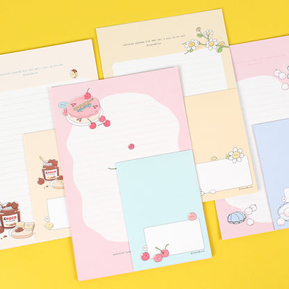 Ssueim&Cclim - Mongalmongal Letter Paper with Envelop Set