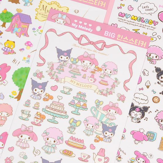 Sanrio - My Melody Big Ins Sticker (Random Design Sent)