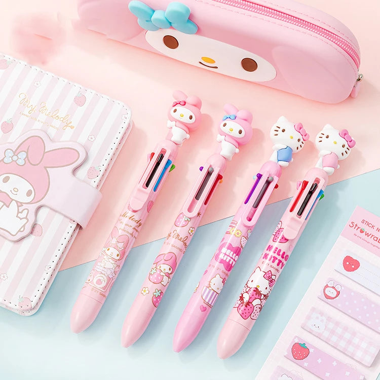 My Melody 6 Color Pen 0.7mm (Pink)