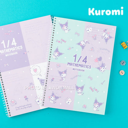 Kuromi 4 Division Notebook 1