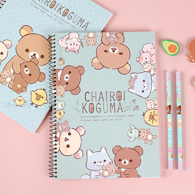 ChairoiKoguma Rilakkuma Spiral Notebook