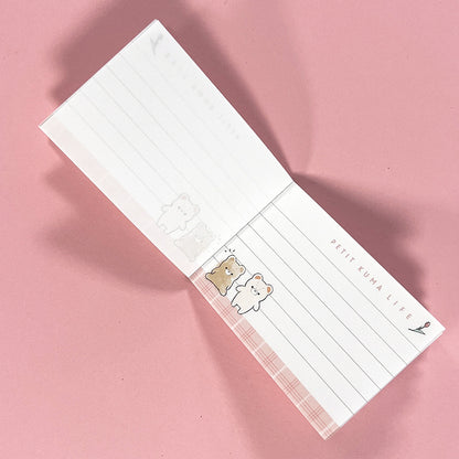 Bear Kuma Life Chirashi Mini Notepad