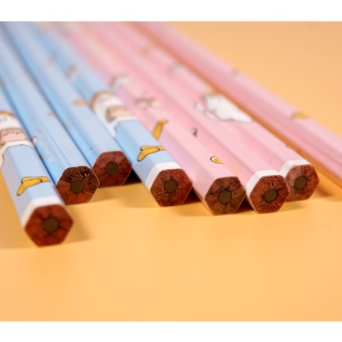 Orange Cat Pencil Set 4 Piece Set