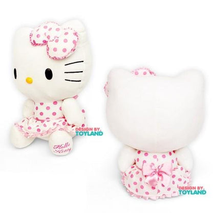 Sanrio Hello Kitty White Dot Dress Plush 25cm