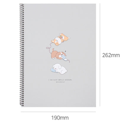 Sleeping Dog Spiral Notebook