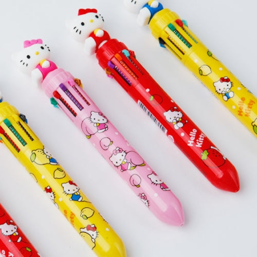 Hello Kitty Figure 10 Color Ballpoint Pen