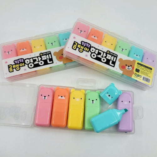 Cutie Bear Highlighter 6 Color