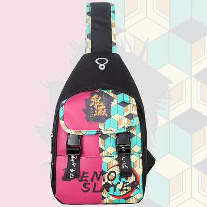 Demon Slayer Crossbody Shoulder Bag (Unisex)