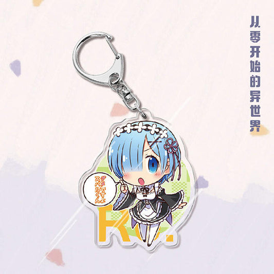 Re:Zero Acrylic Keychain