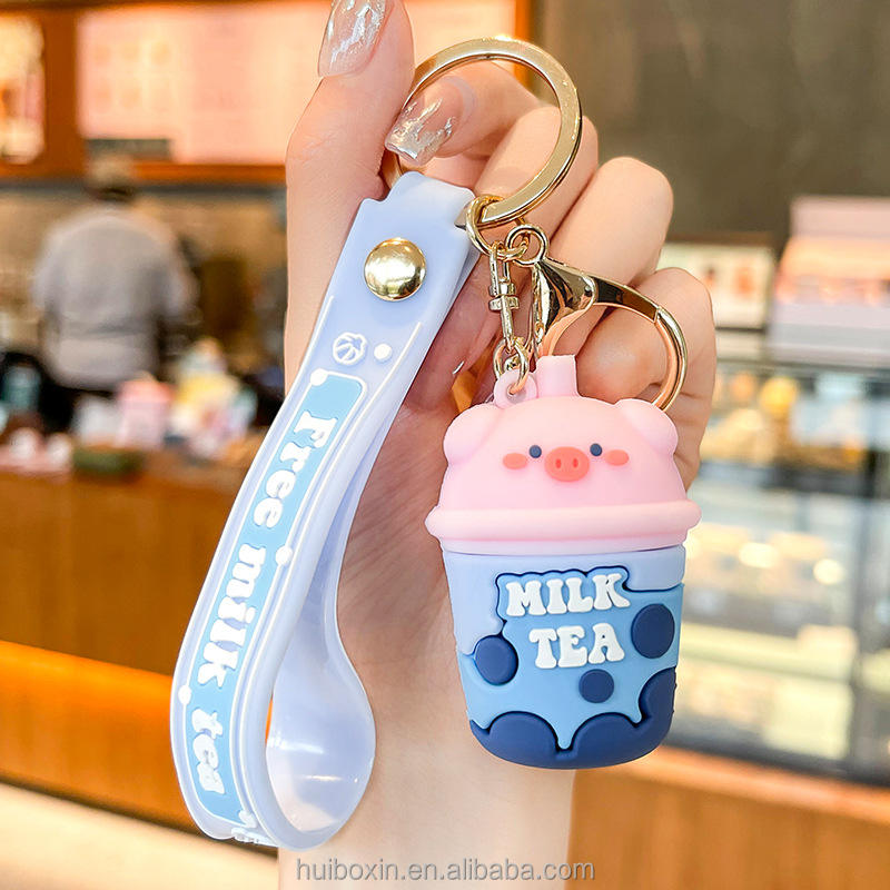 Boba Milk Tea Keychain