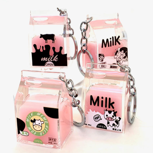 Milk Bottle Keychain