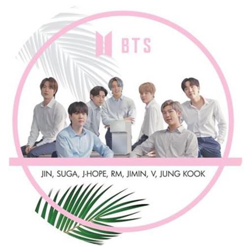 BTS Round Hand Fan