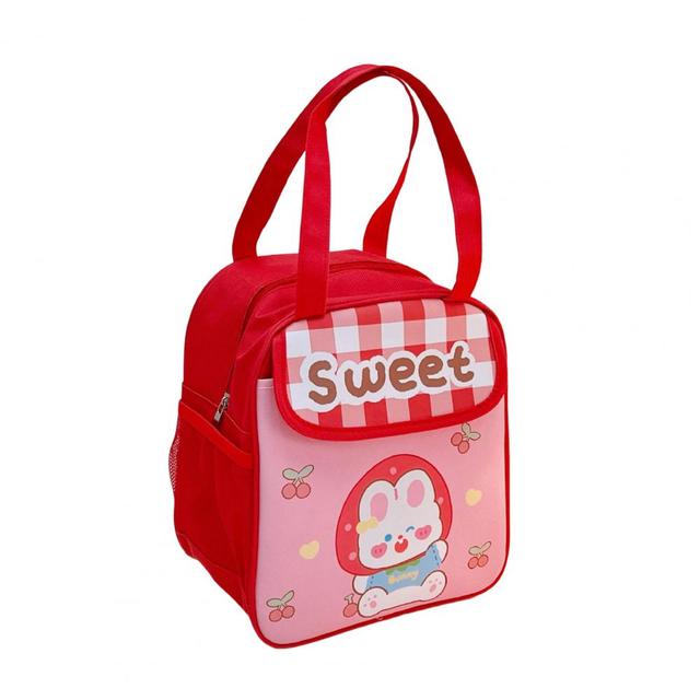 Kawaii Bear & Rabbit Pattern Lunch Bag