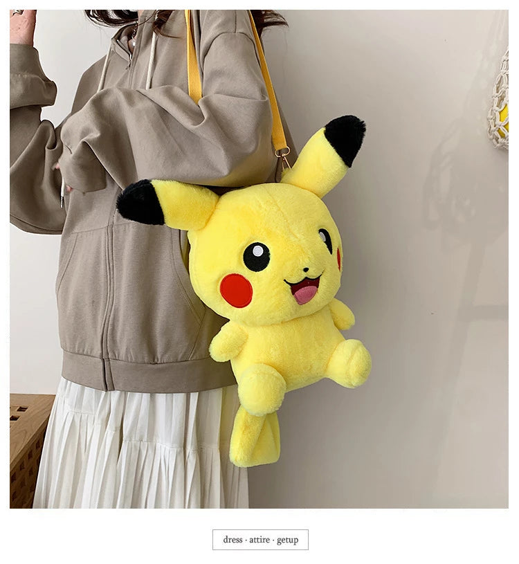 Pikachu Plush Backpack Super Large