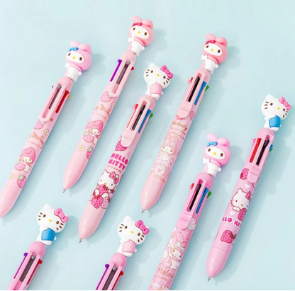 Hello Kitty 8 Colors Pens