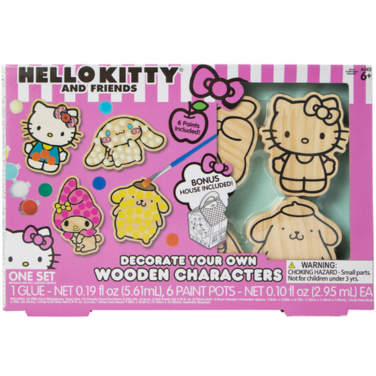 Sanrio Hello Kitty Decorate Your Own Wooden Characters Kit