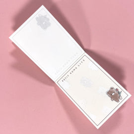 Bear Kuma Life Chirashi Mini Notepad