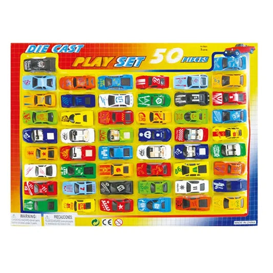 Die Cast 50 Piece Play Set Cars